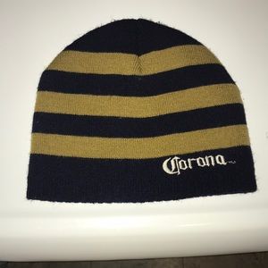 4/$12 Corona Navy & Gold Beanie Hat